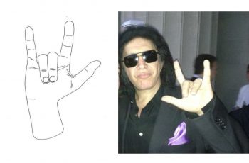 GENE SIMMONS RIGHTFUL HOLDER OF TRADEMARK FOR HAND GESTURE?